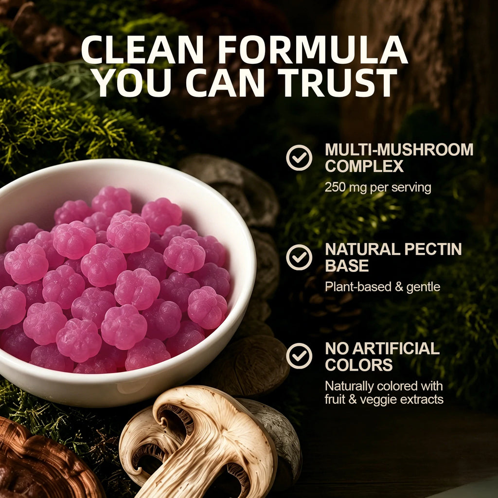 Mushroom Complex Gummies — 250mg, 60 Count
