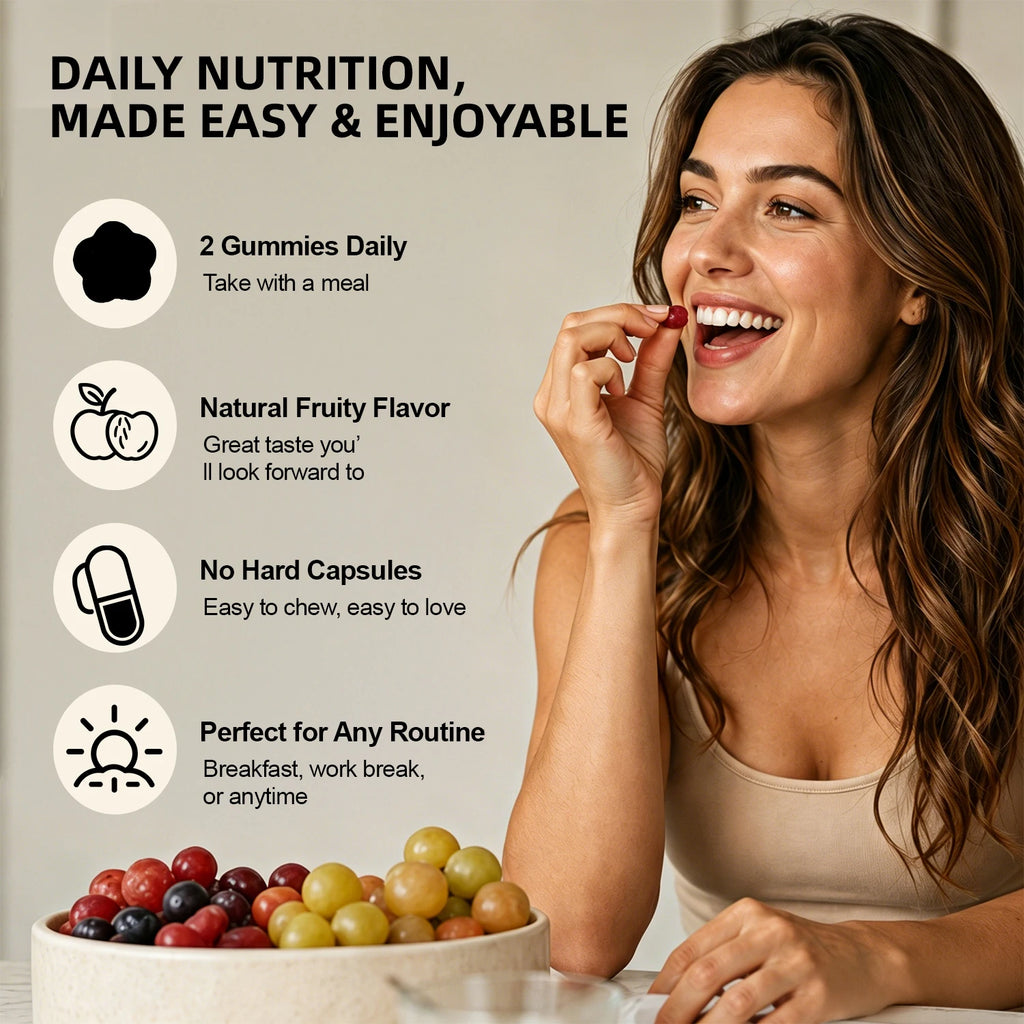 Mushroom Complex Gummies — 250mg, 60 Count